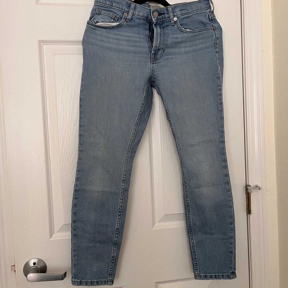 Everlane Blue Ankle Cropped Jeans
